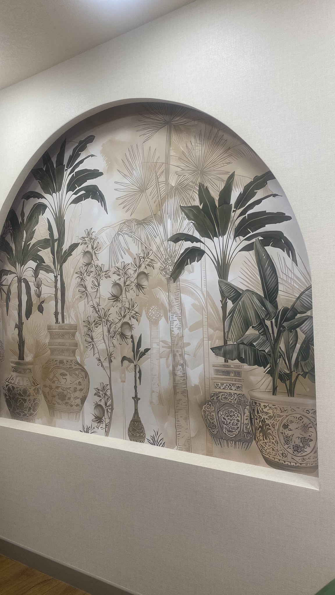 Kemer Formlu Tropikal Duvar Posteri